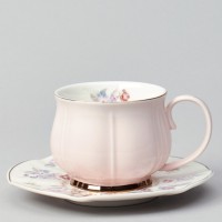 Чайный набор lefard &quot;времена года&quot; на 6 пер. 12 пр. 250 мл розовый (42-566)