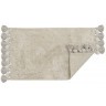 Коврик для ванной ворсовый с кисточками светло-серого цвета из коллекции essential, 50х80 см (76139)