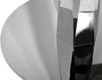 Стол обеденный стекло прозр/хром d.100*76см (TT-00011184)