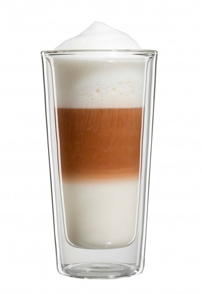 Bloomix Набор стаканов "Латте макиато Милан" большие Coffee, 350 мл, 2шт C-104-350-G-set2