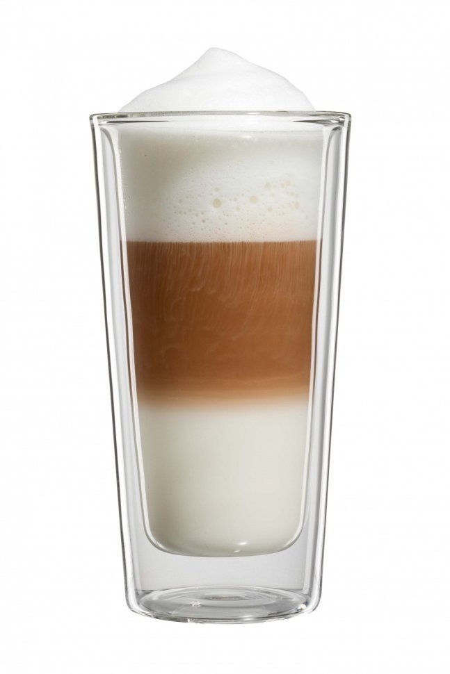 Bloomix Набор стаканов "Латте макиато Милан" большие Coffee, 350 мл, 2шт C-104-350-G-set2