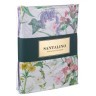Кпб 2-х сп "флёр",хлопок 100%,белый+сиреневый,под175*215 -1шт., пр 240*240 -1шт., нав 70*50*5-2шт SANTALINO (985-220)