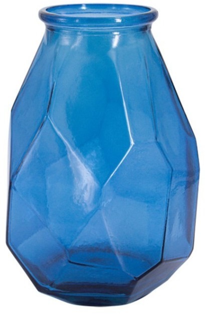 Ваза Origami, синяя, 35 см - VSM-5903-DB753 SAN MIGUEL
