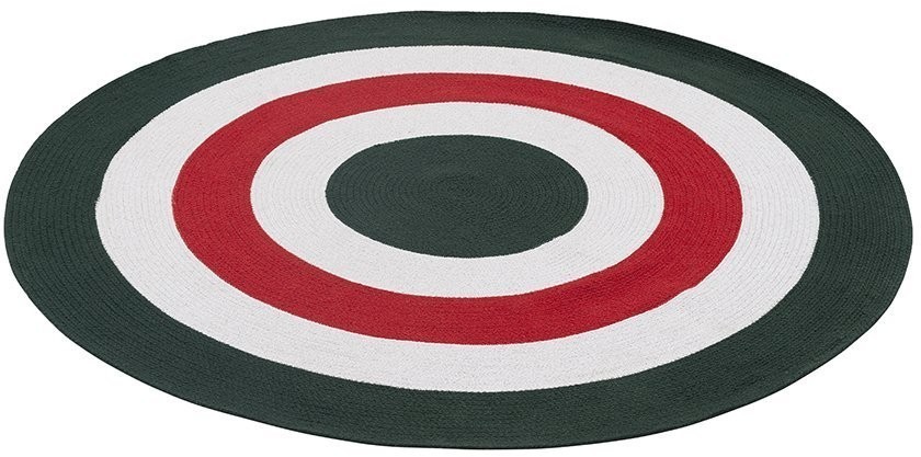 Ковер из хлопка target темно-зеленого цвета из коллекции ethnic, D150 см (74493)