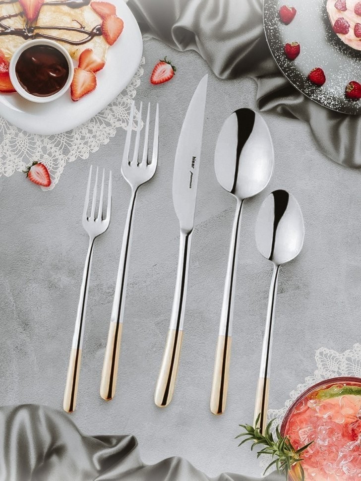 Набор столовых приборов BAHAMA Gold 24 шт H57928