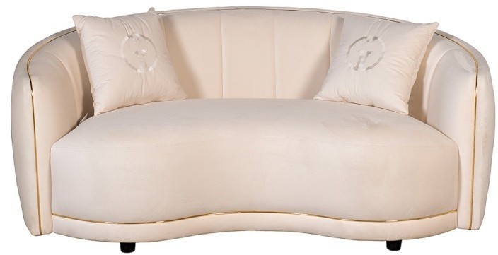 Диван двухместный бежевый 187*106*79см (TT-00012648)