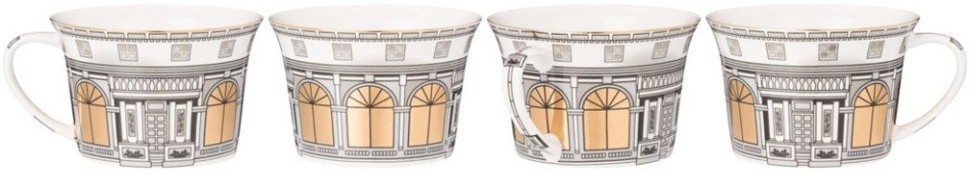 Чайный набор lefard "windows" на 2 персоны 4 пр.  250 мл Lefard (760-736)