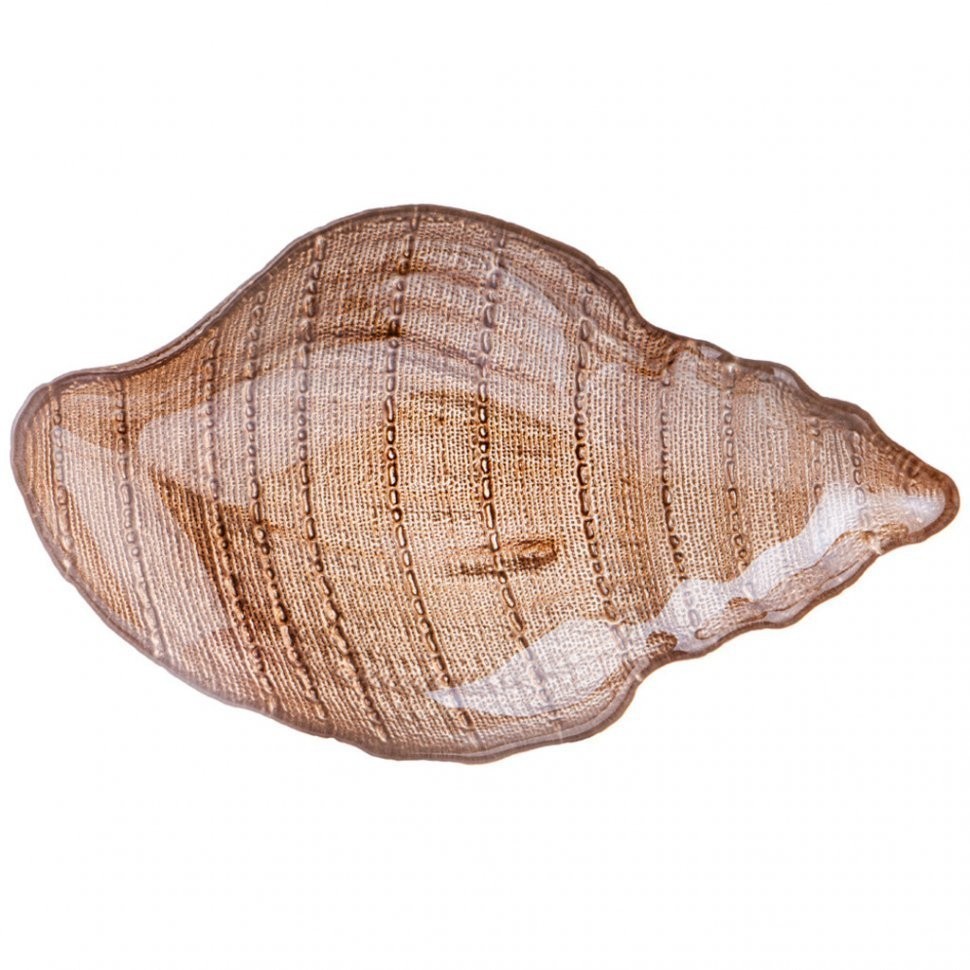 Блюдо "shell" sand 30х18х4см Bronco (336-086)