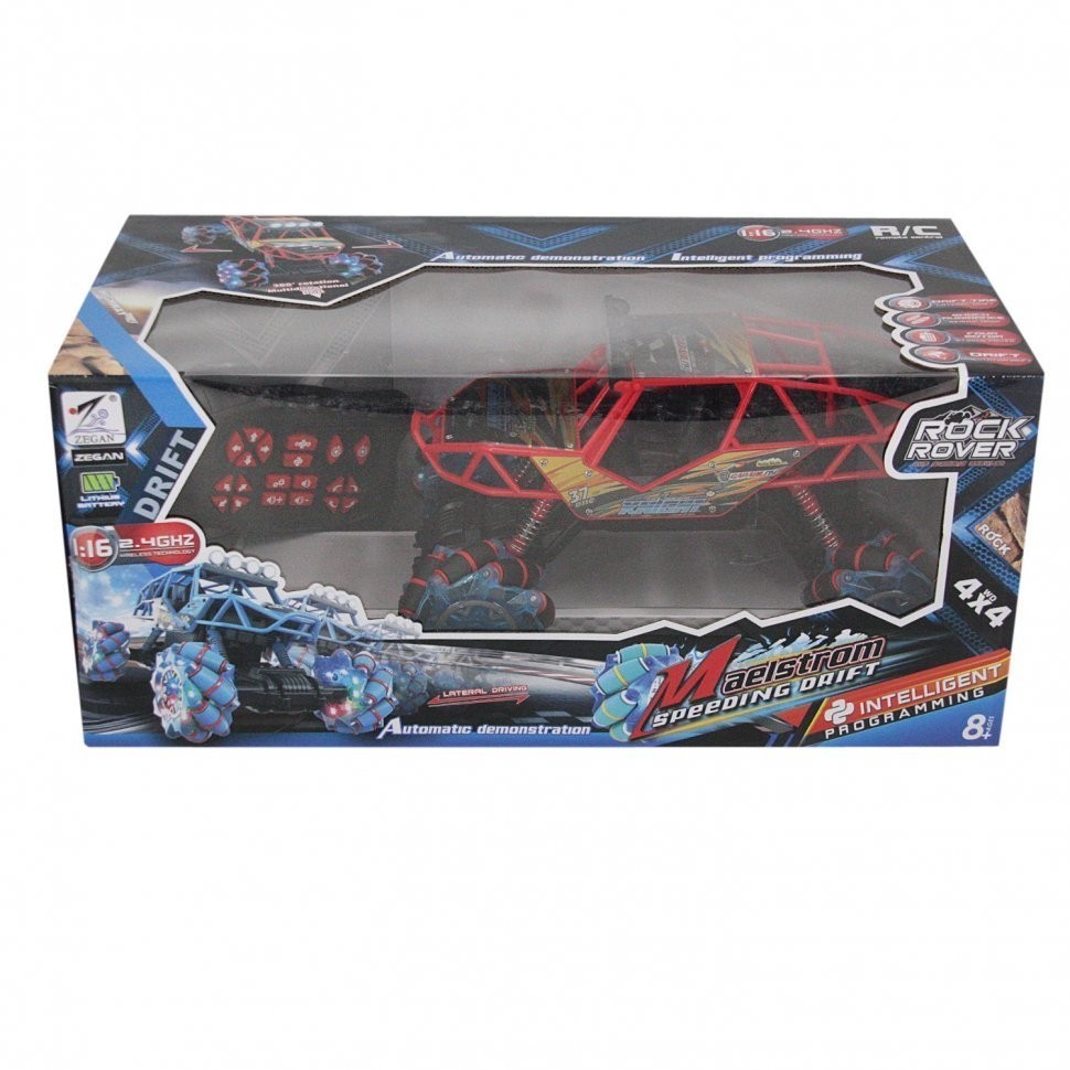 Радиоуправляемый краулер Zegan на роликовых колесах, свет, звук 2.4G (ZG-C1431-RED)