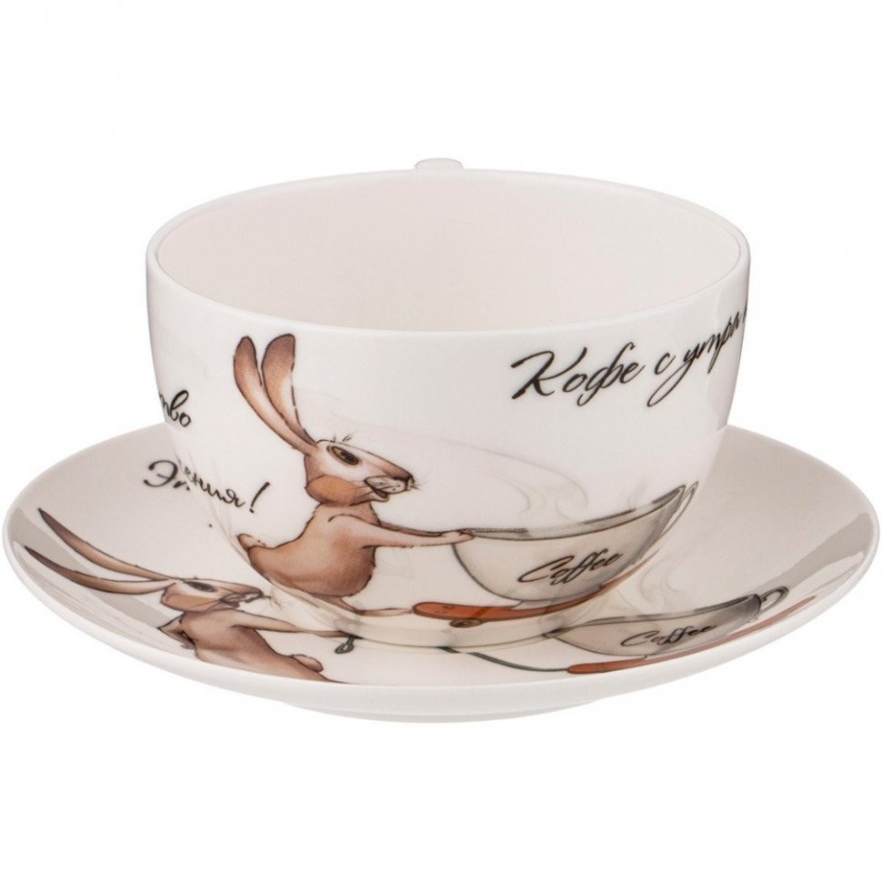 Чайная пара lefard "счастье есть" 300 мл (85-1794)