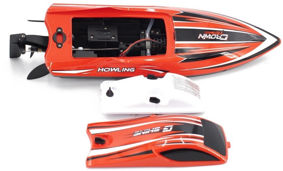 Радиоуправляемый катер Chasing Waves PRO с сумкой (41 см, 55 км/ч, Brushless) (HJ818PRO-RED-BAG)