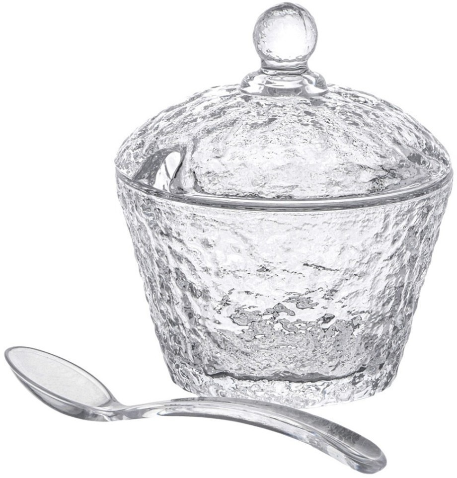 Сахарница "n'ice" с пластик.ложкой 250 мл 10*11,2 см Lefard (691-104)