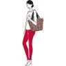 Сумка shopper m glencheck red (64003)