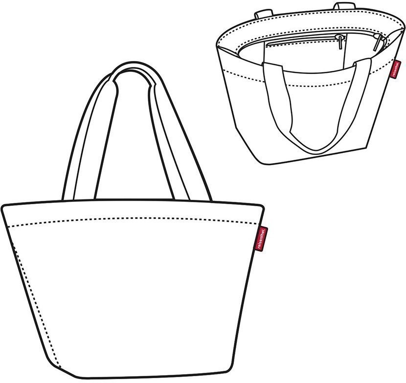 Сумка shopper m glencheck red (64003)
