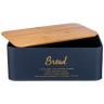 Хлебница 2 в 1 agness "navy style" 6 л 34*18*12,5 см цвет: ночной синий (790-305)