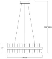 Люстра подвесная d.63см (TT-00012996)