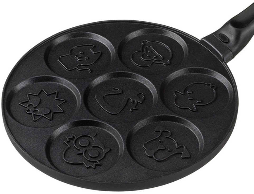 Сковорода agness "funny zoo" с антипригар.покрытием диаметр=26.5 см.на 7 порций (932-010)