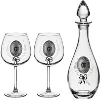 Набор 3 пр.: штоф+ 2 бокала 750/800 мл. высота=33/23 см. Acampora (307-093)