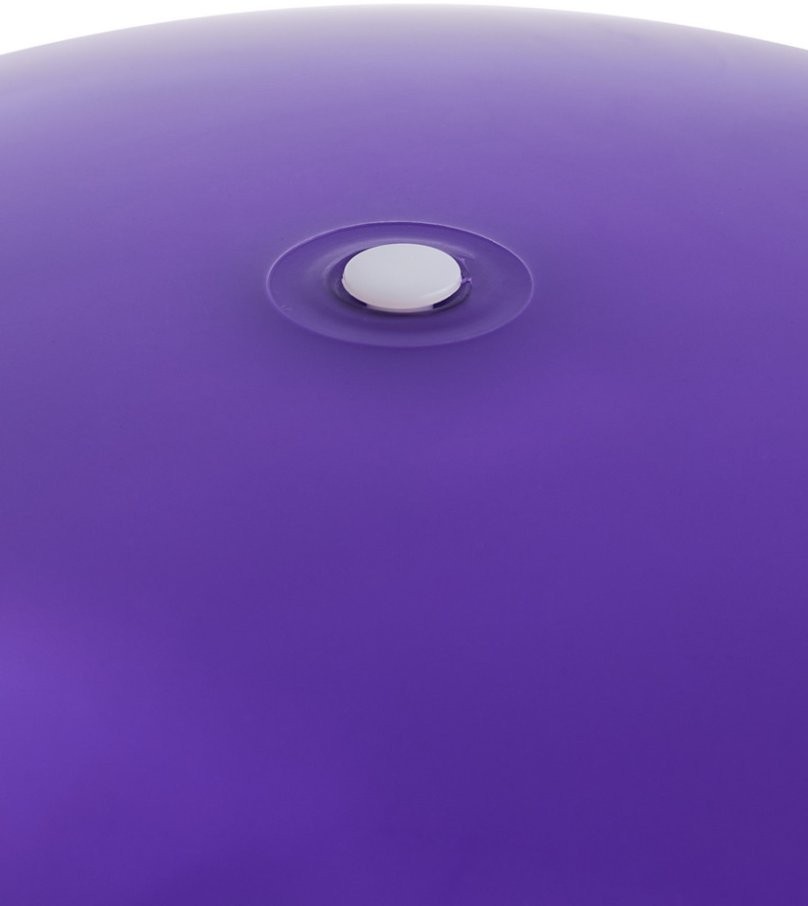 БЕЗ УПАКОВКИ Фитбол детский с рожками GB-411 антивзрыв, 650 гр, фиолетовый, 55 см (2107598)