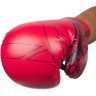 Перчатки боксерские ODIN, ПУ, красный, 8 oz (2109385)