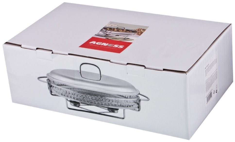 Мармит agness 2,8л 43,4х24,5х15,8см (907-211)