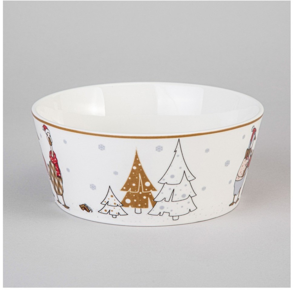 Салатник lefard "family christmas" 14,5*6 см 650 мл (425-185)