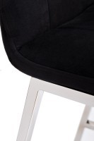 Стул барный велюр черный 42*53*88см (TT-00009272)