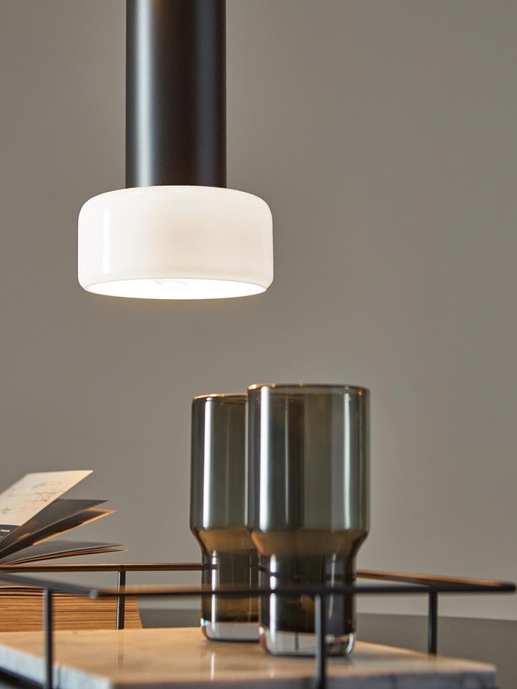 Светильник подвесной каскадный fungus, D15х25 см, 3 плафона, белый/черный (77493)