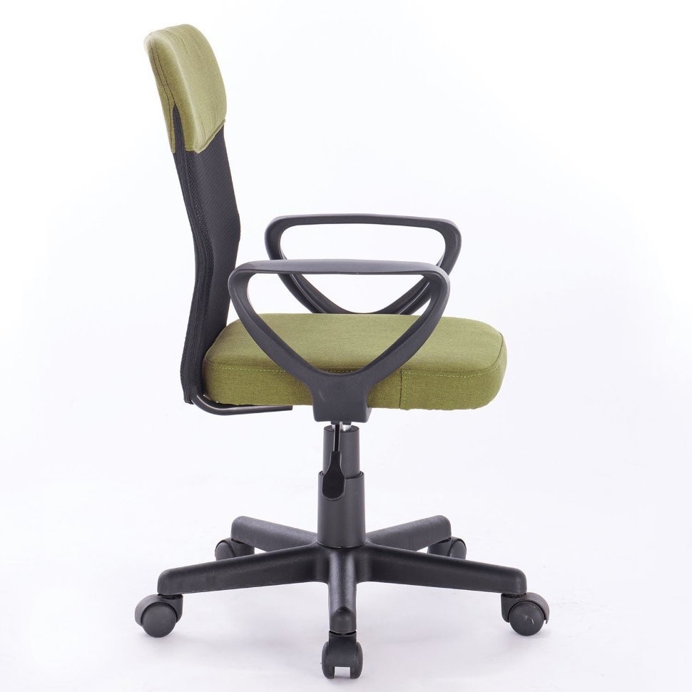 Кресло офисное компактное Brabix Jet MG-315 сетка/ткань зеленое 531841 (71832)
