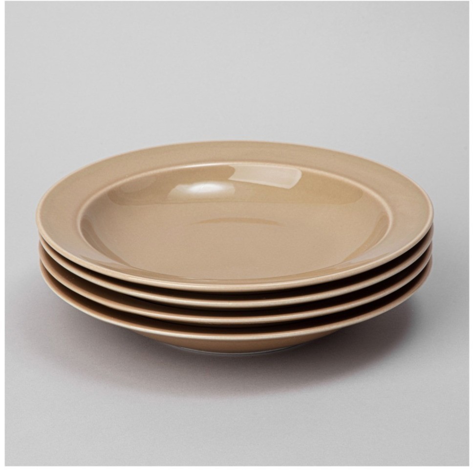 Набор тарелок суповых lefard tint 22,5 см (мокко) 4 шт. (48-839-2)