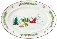 Блюдо сервировочное nordic winter из коллекции new year essential, 34,6х24 см (79239)