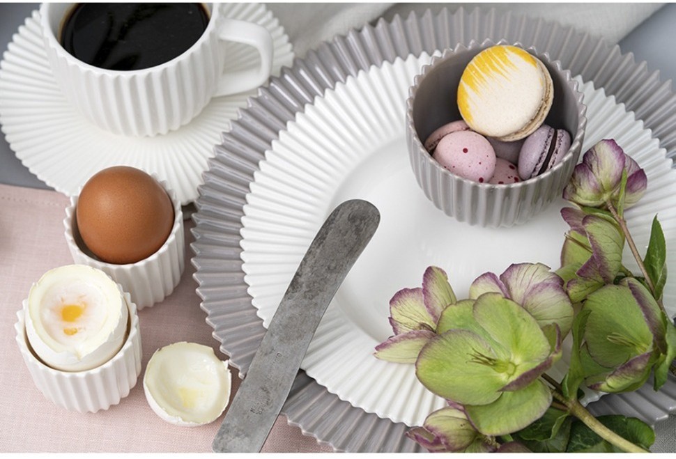 Набор из двух тарелок белого цвета из коллекции edge, 26 см (75178)