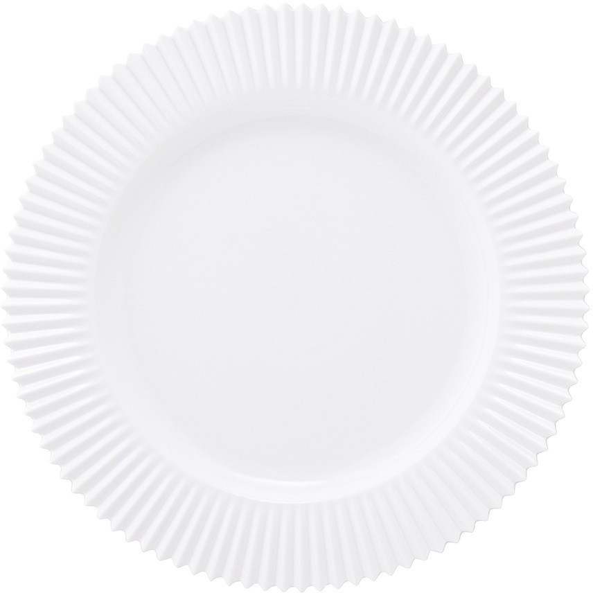 Набор из двух тарелок белого цвета из коллекции edge, 26 см (75178)