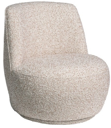 Кресло Rivoli поворотное рогожка бежевый 73*75*75см (TT-00014344)