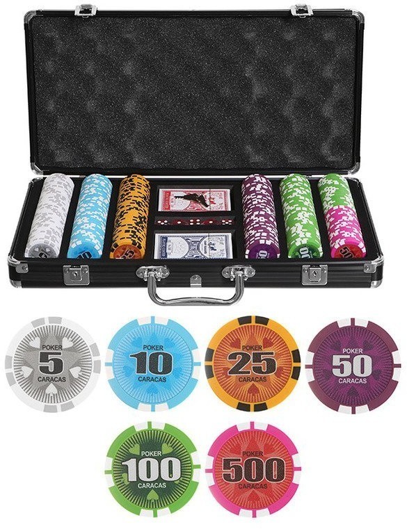 Набор для покера Caracas на 300 фишек (32246)