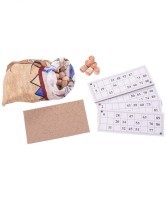 Лото 004-07, бочонок деревянный, картонная коробка, зеленый (499293)