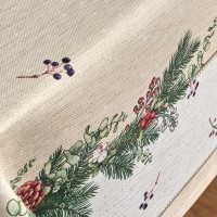 Скатерть 110х140 cm прямоугольная, "celebration", цвет: бежевый, tm lefard, полиэстер 100% (кор=34шт (986-001-18)