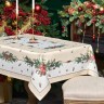 Скатерть 110х140 cm прямоугольная, "celebration", цвет: бежевый, tm lefard, полиэстер 100% (кор=34шт (986-001-18)