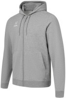 Флисовое худи на молнии JOGEL ESSENTIAL Cotton Fleece FZ Hoodie, серый меланж (2122116)