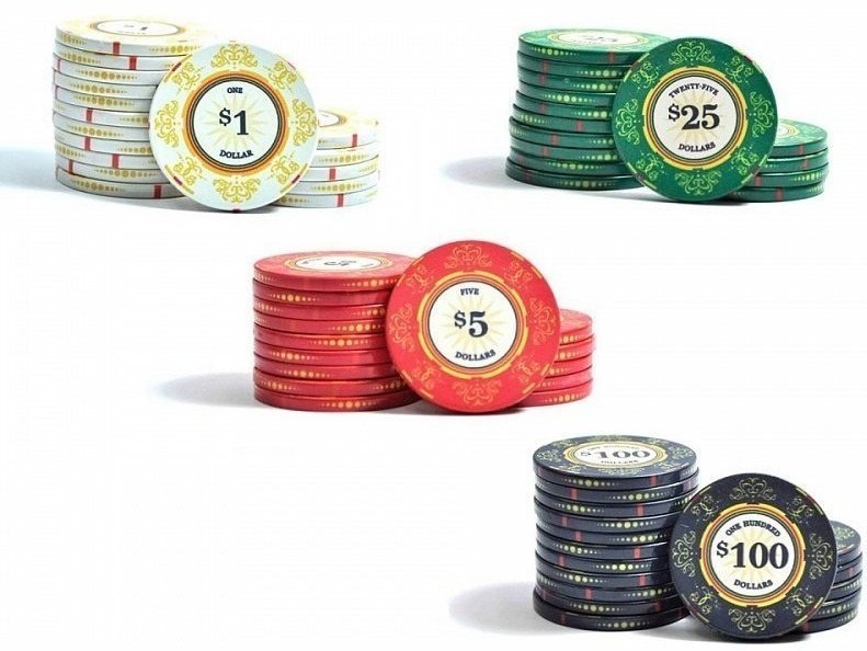 Набор для покера Luxury Ceramic на 200 фишек (31373)