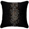 Подушка со стразами "Питон" черный 45*45 (TT-00014432)
