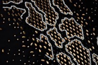 Подушка со стразами &quot;Питон&quot; черный 45*45 (TT-00014432)