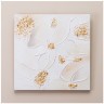 Картина "абстракция золото на белом" 60х60х3 см Bronco (534-219-2)