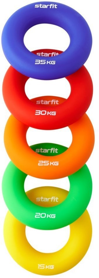 Эспандер кистевой STARFIT ES-404 Кольцо, 35 кг, силикон, темно-синий (1121043)