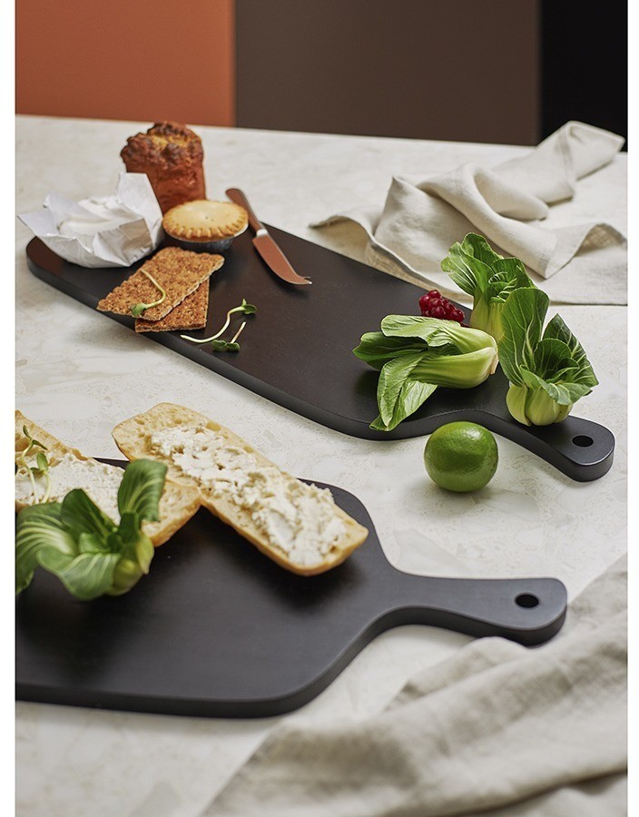 Доска сервировочная rubris, 23х70 см, черная (77058)