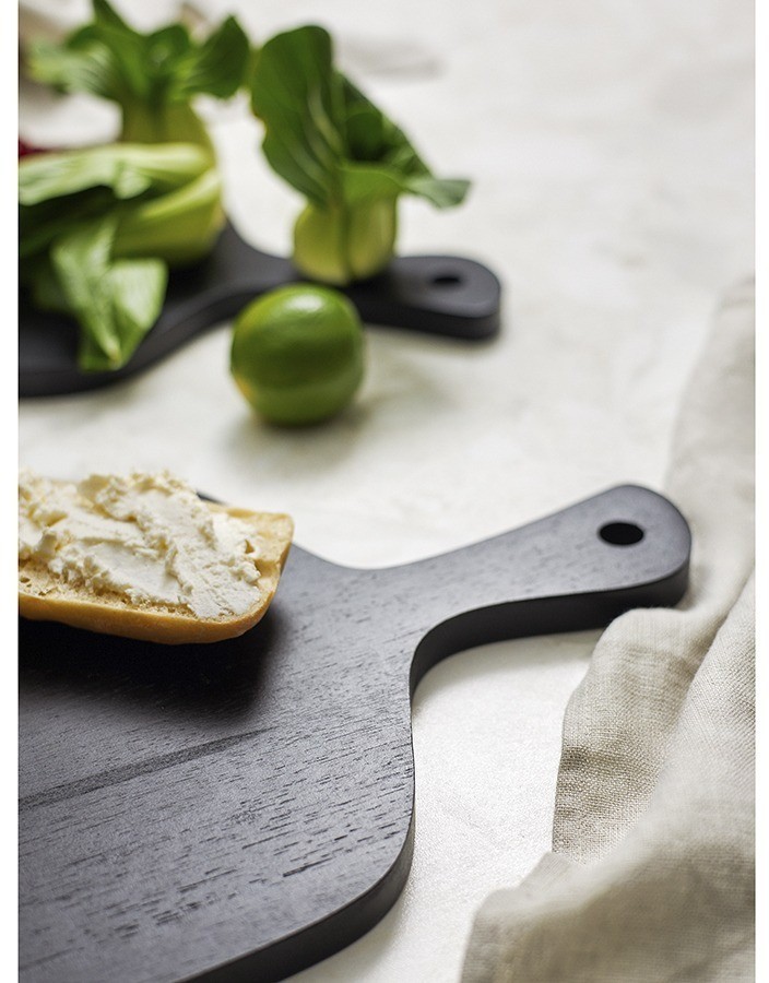 Доска сервировочная rubris, 23х70 см, черная (77058)