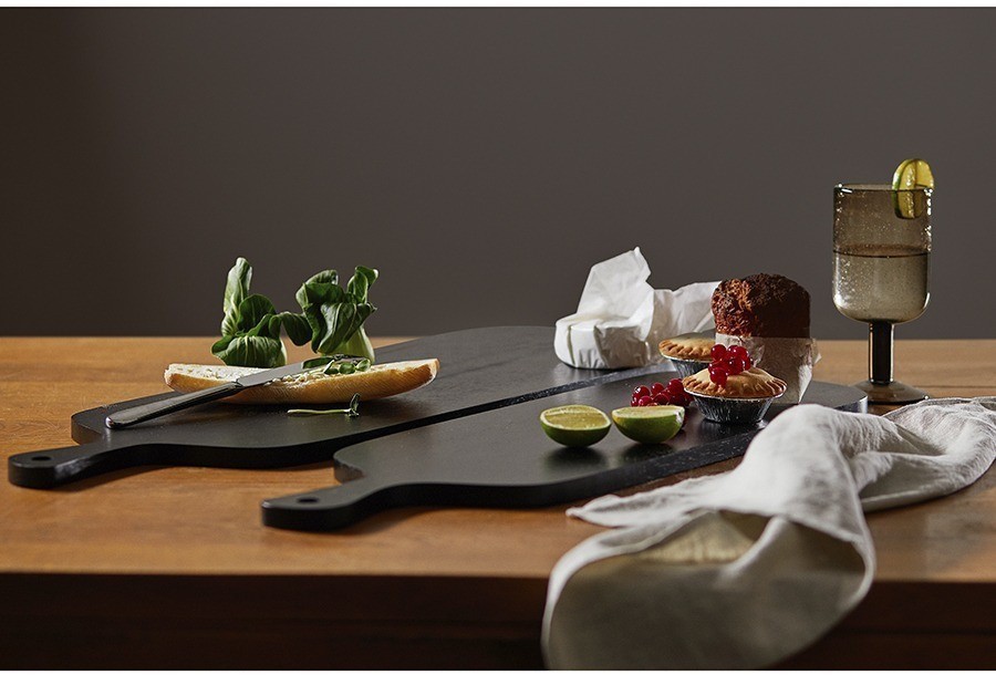 Доска сервировочная rubris, 23х70 см, черная (77058)