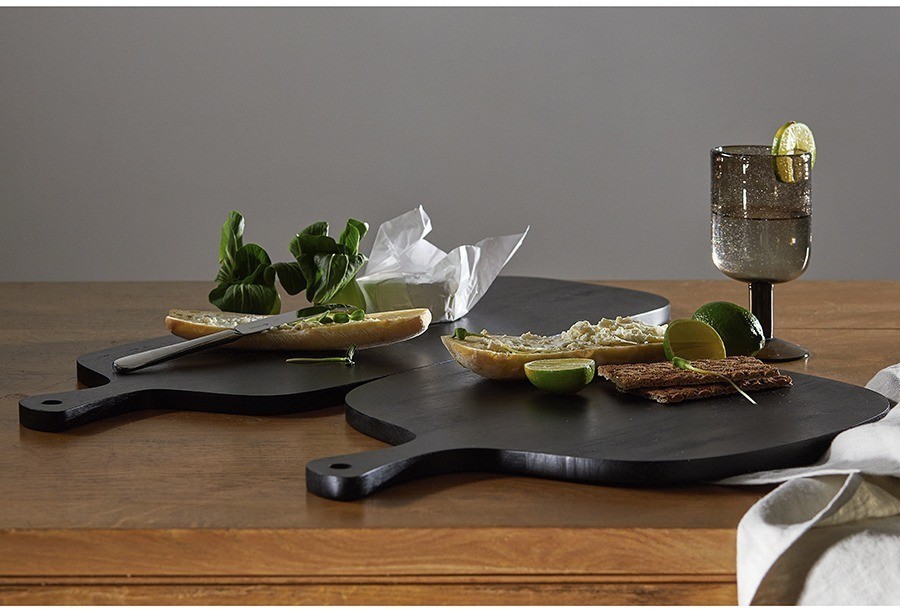 Доска сервировочная rubris, 23х70 см, черная (77058)