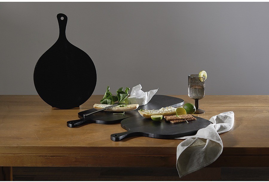 Доска сервировочная rubris, 23х70 см, черная (77058)