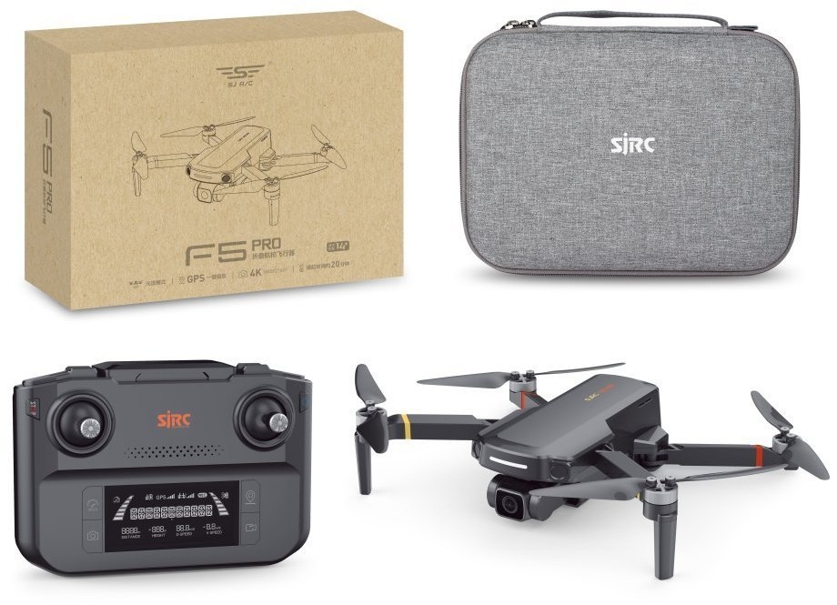 Квадрокоптер SJRC F5S с подвесом и камерой 4K 5G GPS RTF - F5S 4K PRO